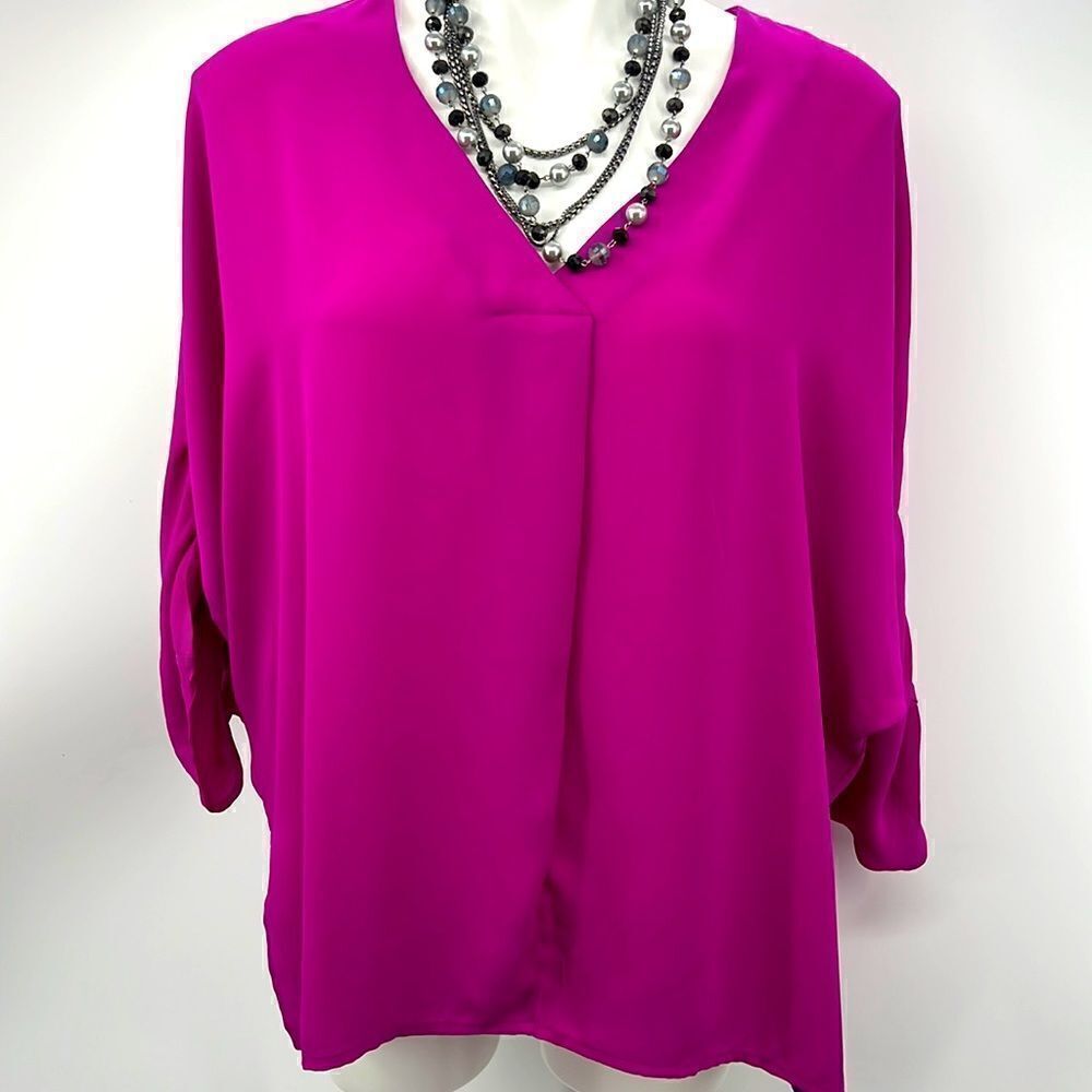 Cynthia Steffe magenta large lightweight top